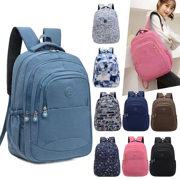 

backpack fashion graffiti women multifunctional multi-layer multi zipper waterproof nylon school for teenage girls