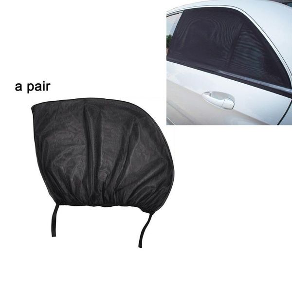 

car sunshade 1pair sun shade uv protect curtain side window mesh visor protection film anti-mosquito accessorie