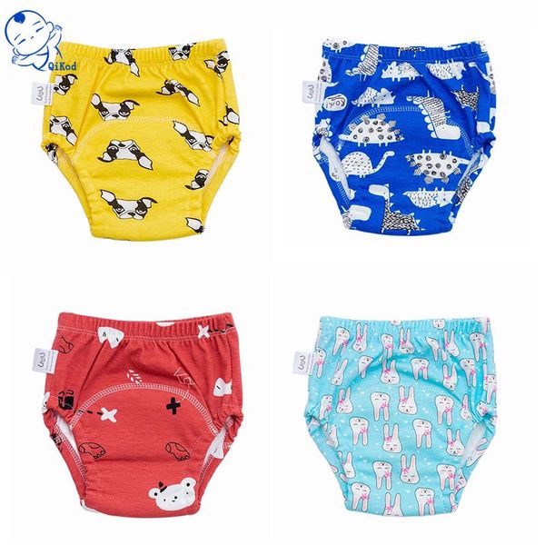 

cloth diapers born cartoon baby cotton training diaper waterproof underwear pant cover reusable washable nappies infant panties