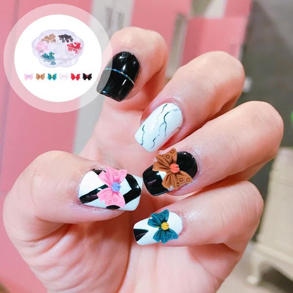 

box nail art mini bowknot delicate decoration creative drill & accessories
