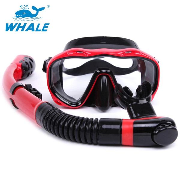 

diving masks face snorkeling mask set full dry breathing tube goggles toughened glass underwater swimming training scuba