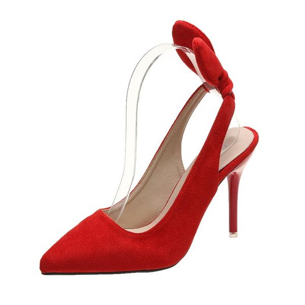 

dress shoes high heel sandals women 43 big size women's fashion  cm thin head moeller summer party shoe, Black