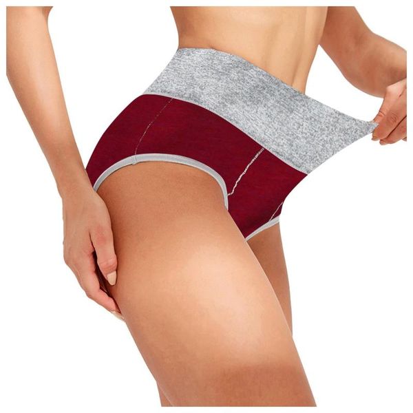 

women's panties patchwork women underwear solid color cotton briefs breathable ladies soft elastic comfortable safety female underpants, Black;pink