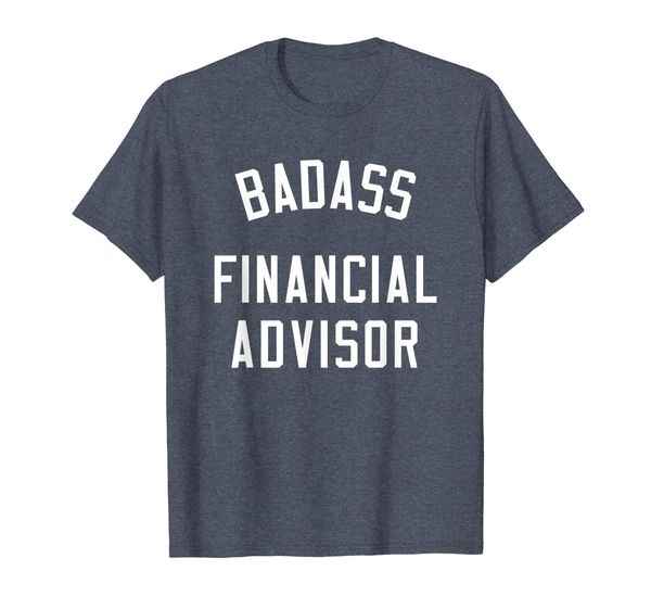 

badass financial advisor shirt | funny finance t-shirt gift, White;black