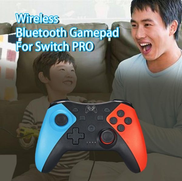 

game controllers & joysticks for switch wireless bluetooth controller with wake-up function dual vibration gamepad