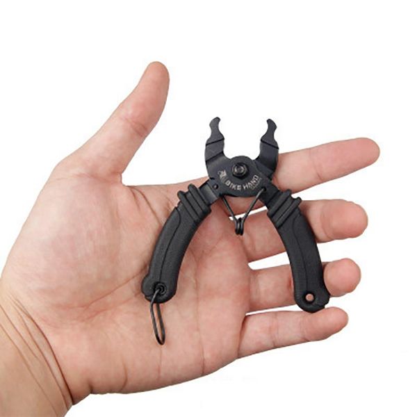 

tools mtb road bicycle chain clamp quick link button mount rivet closure overhaul removal install plier bike repair service tool black