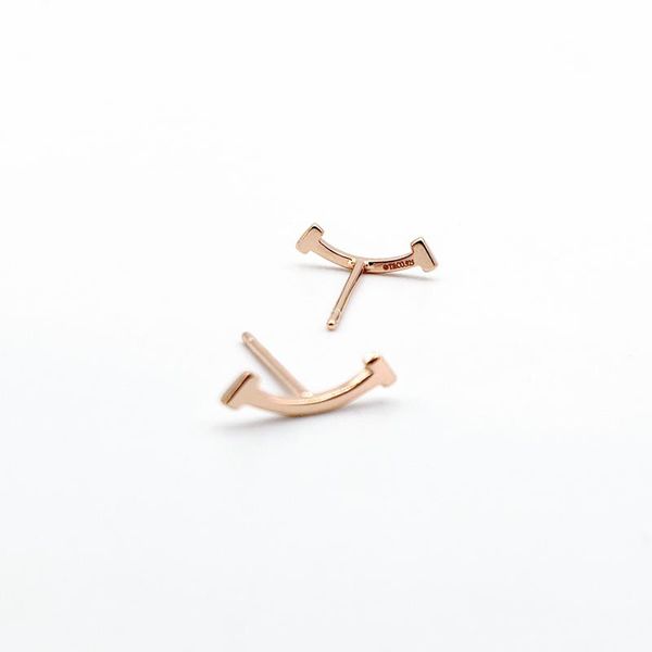 

stud smile earrings simple jewelry small silver/gold/rose gold sterling silver 925 hoop luxury, Golden;silver