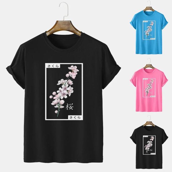 

men's t-shirts men women couple t-shirt spring summer casual slim printed t shirts 2021 leisure comfort short sleeve o-neck blouse #4, White;black