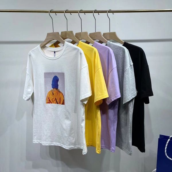 

women's t-shirt large grip size soon error boxy t-shirt casual female male 1:1 t-shirts a summer, White