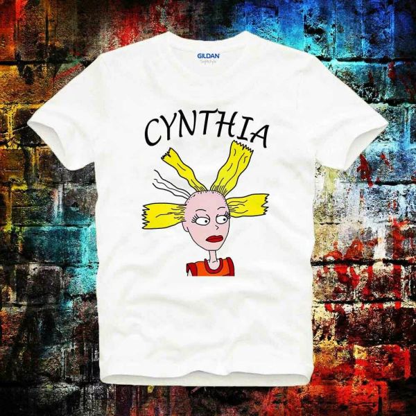 

rugrats cynthia doll bella ladies/men's ideal gift t shirt b428, White;black