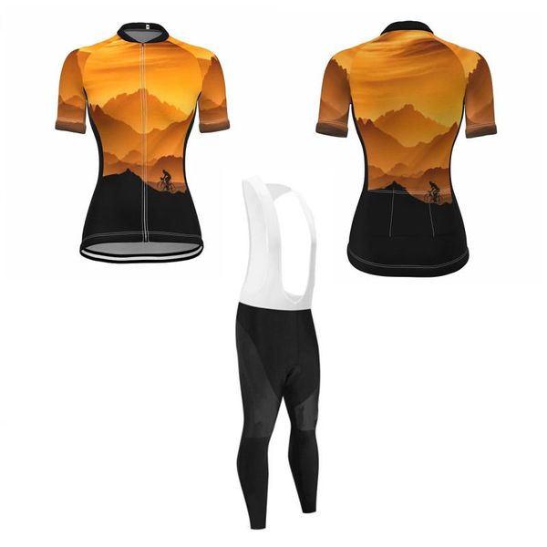 

racing sets women bodysuit summer outdoor travel cycling jerseys ms. bike jersey set short sleeves clothing gel filled bib shorts, Black;blue