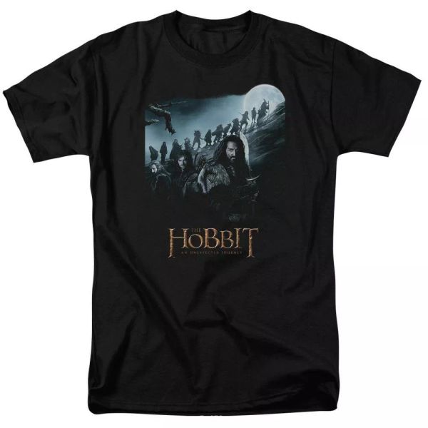 

The Hobbit A Journey T-Shirt Sizes S-3X NEW, White;black