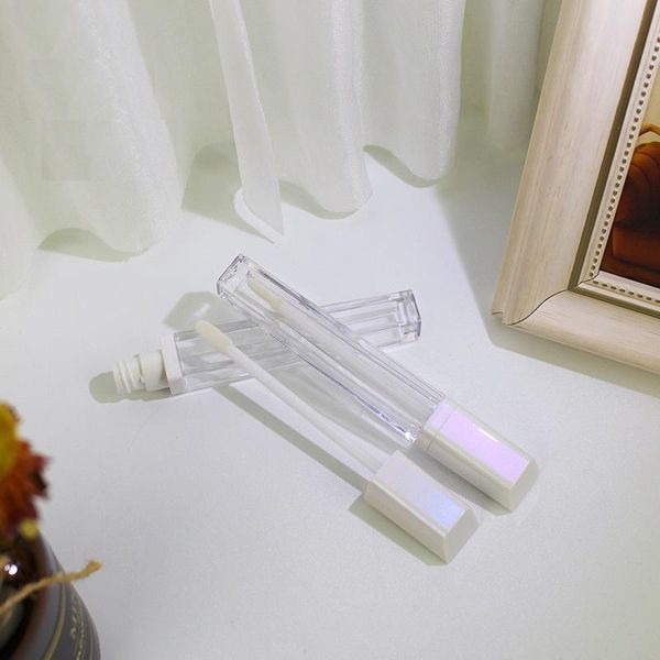 

storage bottles & jars 7ml empty lip gloss tubes with wands cosmetic liquid lipstick refillable bottle diy clear glaze container makeup tool