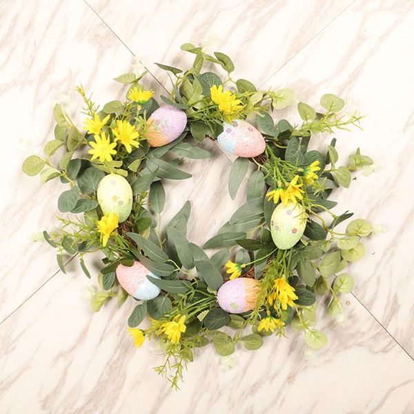 

decorative garland simulation flowers easter eggs ornaments festival decorations for home el cafe shops & wreaths