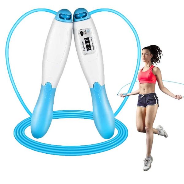 

jump ropes with counter sports adjustable fast speed counting jumping skipping rope for comba crossfit exercise workout kids