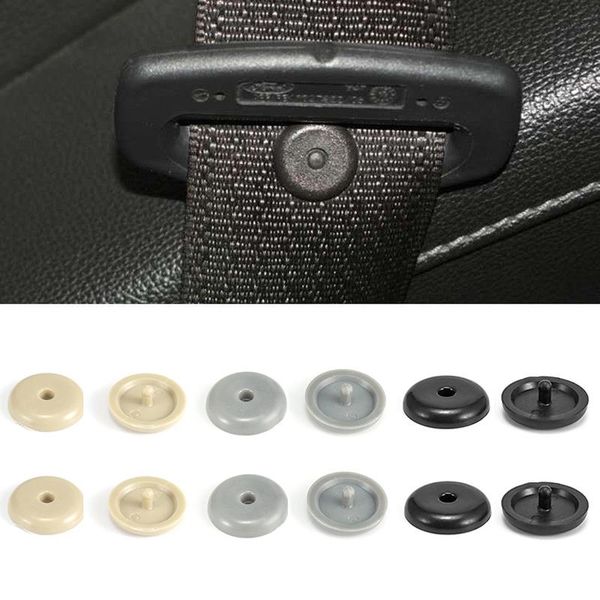 

safety belts & accessories 2pc/set car parts black beige plastic seat belt ser spacing limit buckle clip retainer seatbelt sutton