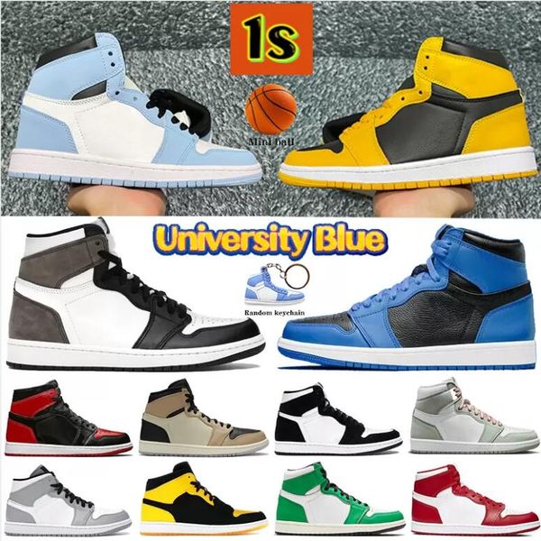 

uv reactive 1 university blue 1s mens basketball shoes dark mocha pollen unc seafoam hyper royal barely orange twist men women sneakers trai