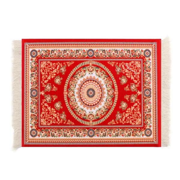 

mouse pads & wrist rests mousepad persian carpet style rubber mat anti-slip durable printing pc rectangle gaming pad computer tablet office