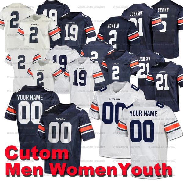 

custom men women youth college football jersey auburn tigers 10 nix 34 bo jackson 5 derrick brown 8 jarrett stidham 2 cam newton 21 kerryon, Black;red