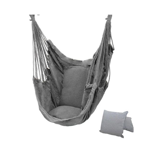

camp furniture outdoor hammock swing thicken chair hanging portable relaxation canvas travel camping lazy no pillow
