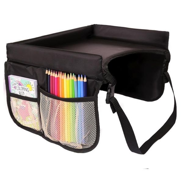 

car organizer baby seat tray stroller kids food toy water table storage holder portable desk for
