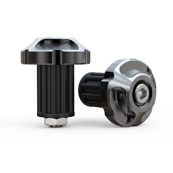 

1pair handle bar ends grips motorcycle handlebar counterweight plug slider aluminum alloy grip end plugs handlebars