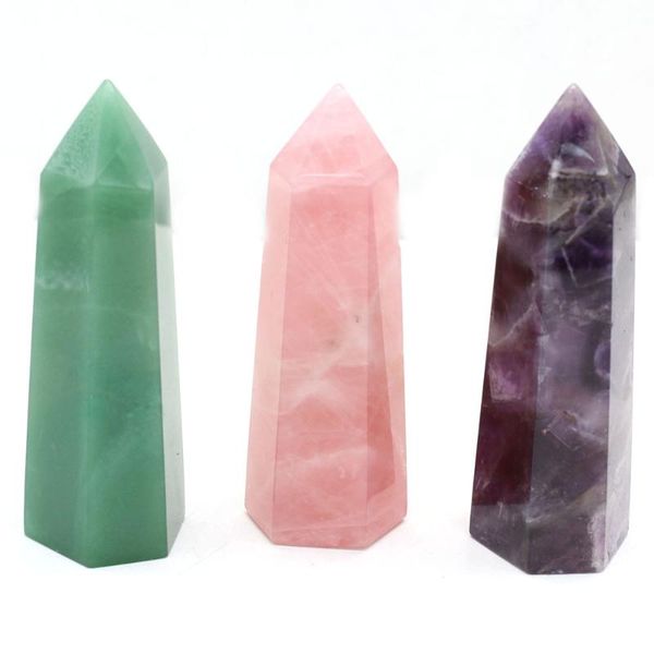 

other 1pc natural agates stone bead ornament charms prism shape for women men jewely diy making size 30x95mm