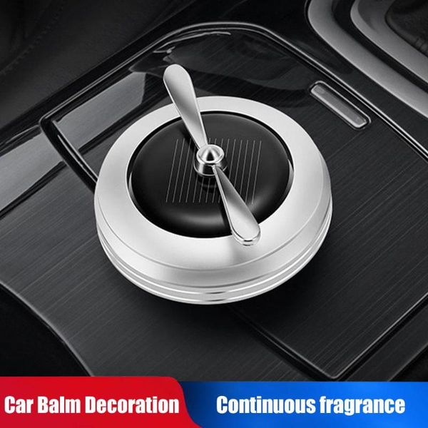 

car air freshener vehemo black propeller solar energy purifier styling for round fragrance creative ornament