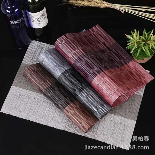 

jiaze mat pvc western teslin three color thermal insulation el family wash non slip