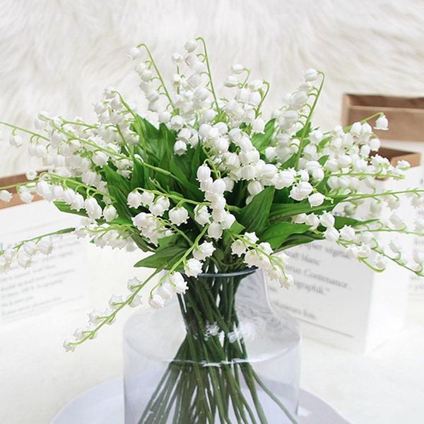

decorative flowers & wreaths artificial lily of the valley table decoration accessories plastic outdoor
