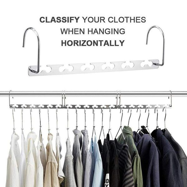 

laundry bags wonder magic hangers space saving for clothes wardrobe clothing hanger organizer, closet spa