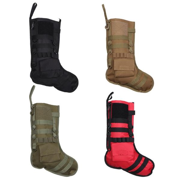 

outdoor bags molle christmas stocking socks hanging storage bag combat hunting magazine pouch multi-function tactical