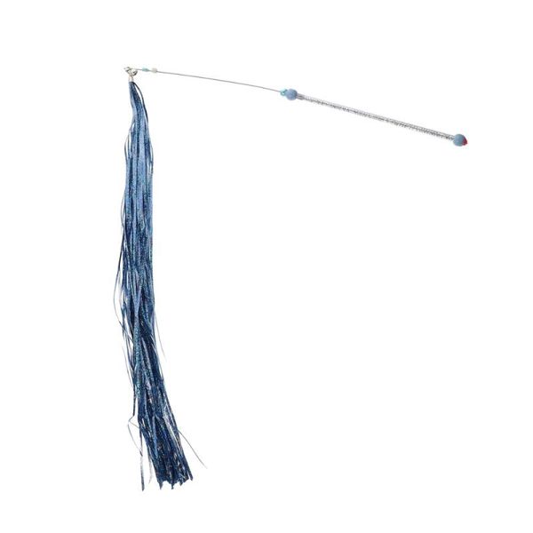 

cat toys pet teaser teasing stick tassel ribbon teeth molar