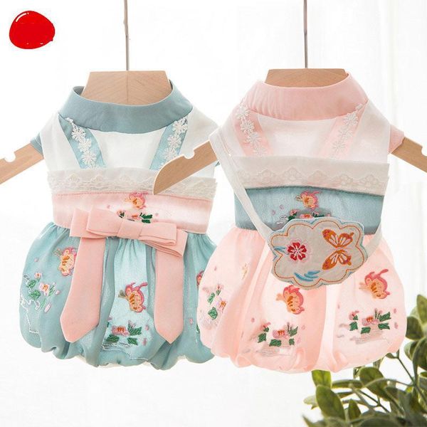 

dog apparel spring clothing breathable han puppy dress cat summer thin small