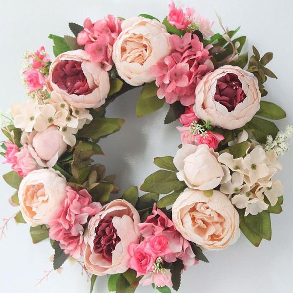 

decorative flowers & wreaths multiple styles silk peony artificial door perfect quality simulation garland for wedding home party decoration