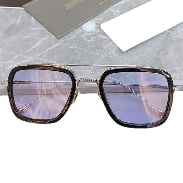 

ale star f6 gradient polarized sunglasses uv400 for men women 45 sizes metal+apron square bigrim hd fulltinted lenses fullset packing, White;black