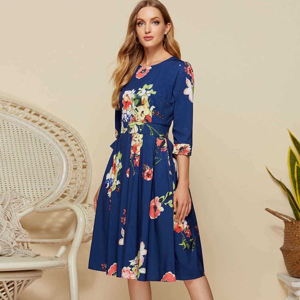 

dresses aw women's casual print elegant pocket pleated slim drs, Black;gray