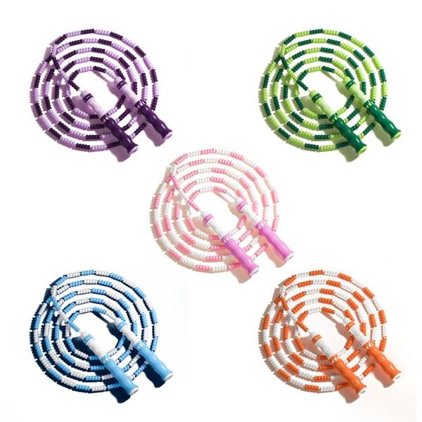 

jump ropes tan-gle-beaded segment rope rapid for speed training, exercise