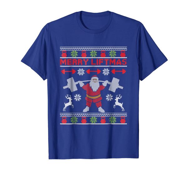 

Merry Liftmas Santa Xmas Workout T-Shirt Fitness Bodybuilder, Mainly pictures