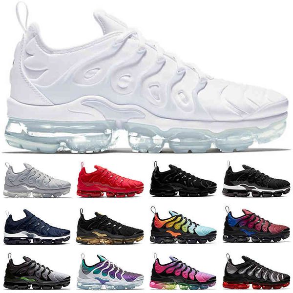 

tn plus running shoes men women triple white black dmp hyper violet blue grape mens trainer sports sneakers 36-47