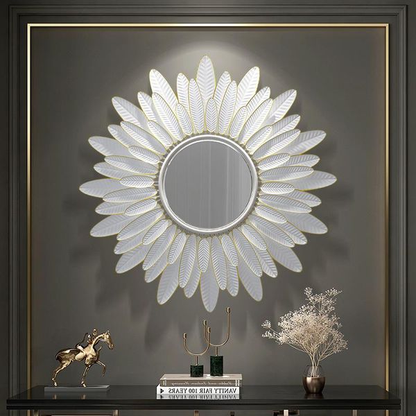 

decorative objects & figurines modern wall hanging home decor room decoration accessories light luxury 3d mirror stickers aesthetic