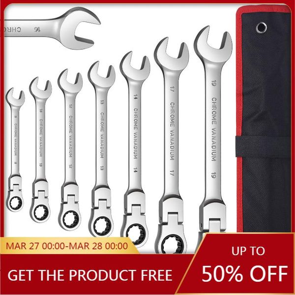 

professional hand tool sets ratchet wrench set of combination 72-tooth universal car repair flexible head ratcheting