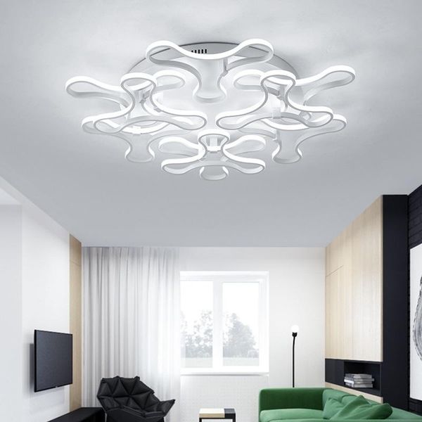 

ceiling lights modern aluminum acrylic led lamp home living room bedroom study aisle light business place lighting