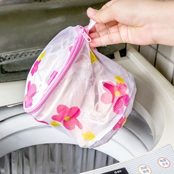 

laundry bags clothes washing machine hosiery saver protect women bra underwear mesh net wash bag bathroom accessory 1 pc