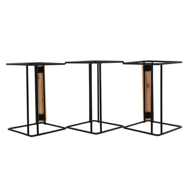 

hooks & rails 1pc display stand deskrack bottles holder adornment (black)