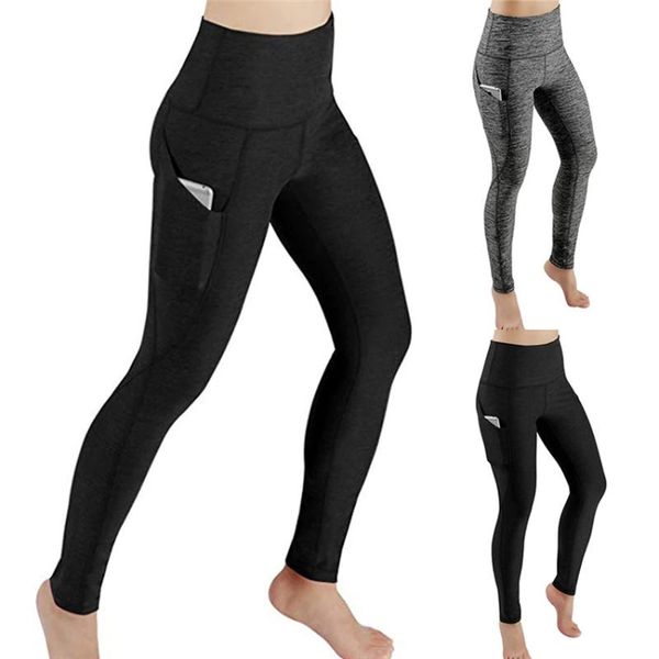 

women's pants leggings pocket workout running women & capris, Black;white