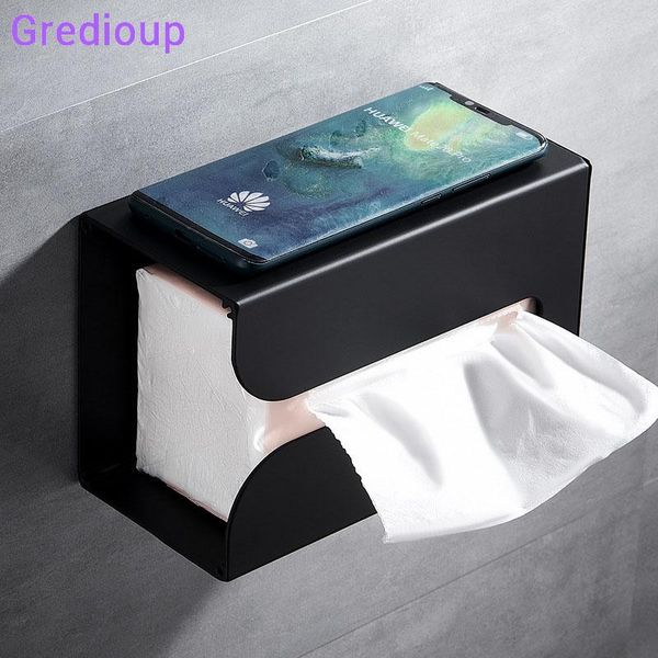 

black tissue box toilet bathroom paper holder stand wall mount kitchen napkin organizer storage rack bath accessories holders