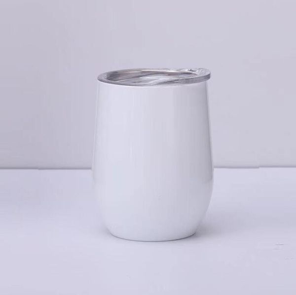

dhl sublimation 12oz egg cup wine glasses 12oz wine tumbler 304 stainless steel tumblers coffee mug water bottle