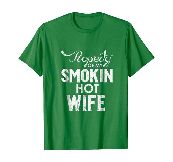 

property of my smokin wife shirt, White;black