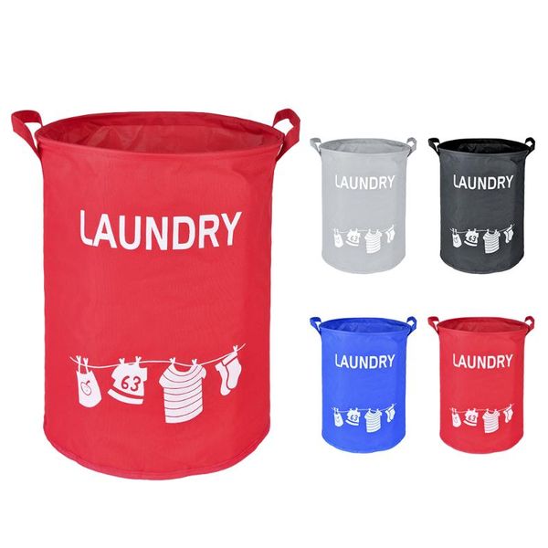 

laundry bags washing storage dustproof waterproof foldable oxford basket home hampers kids toys bucket